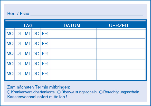 Terminzettel D24 RS